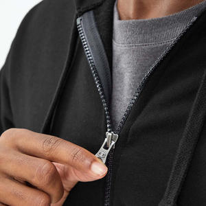 เสื้อฮู้ดดี้ผ้าฝรั่งเศสเทอร์รี่ทรงปกติ 100% ผ้าฝ้าย ลำลอง ใส่ได้ในฤดูหนาว กันน้ำ เป็นมิตรกับสิ่งแวดล้อม พร้อมปักโลโก้แบบดิสเทรสตามสั่ง - Product Image 6