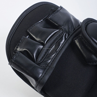 Guantes de Sanda y MMA DWELT GEARS Personalizados Unisex con Dedos Descubiertos, de Cuero PU, Agarre Flexible, para Entrenamiento de Grappling con Cierre de Gancho y Bucle