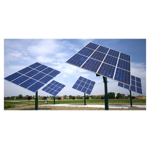 Solution de suivi solaire à double axe pour 4 panneaux avec capteur de vent et système de rétraction automatique, vente directe usine, prix de gros - Product Image 6