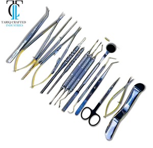 Kit de chirurgie orale micro-parodontale, ensemble d'instruments microchirurgicaux dentaires pour les procédures gingivales et parodontales - Product Image 1