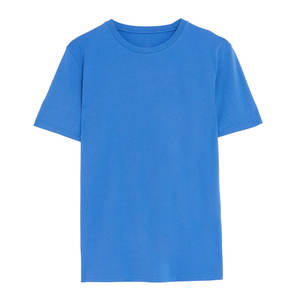 T-shirt d'été décontracté pour hommes respirant 100% coton biologique solide surdimensionné 240 grammes usage quotidien - Product Image 5
