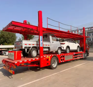 4*2 Transporte Semi-Remolque Car Carrier Truck 3/6/8 Car Hauler Trailer - Product Image 4