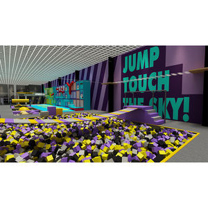Bettaplay 1900 m² Centre de divertissement intérieur pour enfants, thème Rêve Tendance Violet, avec trampoline, toboggan multiple et piscine à balles - Product Image 4
