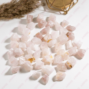 Wholesale Natural <b>Crystal</b> Rose Quartz Rough Rocks Eco-Friendly Semi-Precious Stones - Product Image 6