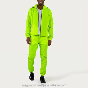 Conjunto Deportivo Cortavientos Unisex para Hombre, Pantalones de Chándal con Logotipo Personalizado, Reflectantes, de Algodón, Neopreno, Antibacterianos y Nailon - Product Image 5