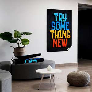 Arte en lienzo impreso de estilo bohemio moderno: transforme su espacio con diseños elegantes, lienzo enrollado de 1 pie - Product Image 1