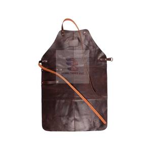 Vente en gros Tablier de salon de barbier en cuir personnalisé de haute qualité avec poches pour outils - Product Image 6