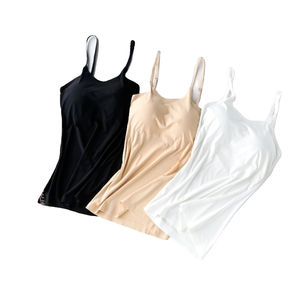 Nouveauté : Débardeur sans manches personnalisé pour femme, motif uni, sport, fitness, service OEM ODM, hauts courts - Product Image 6