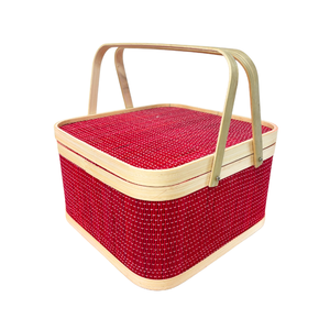 Produit de vente chaude Offrez le cadeau du style et de la durabilité avec des paniers-cadeaux en bambou de haute qualité - Product Image 1