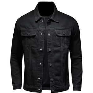 Veste de conception unique pour hommes 2025 dernière mode sur mesure Logo imprimé vestes en jean pour hommes - Product Image 4