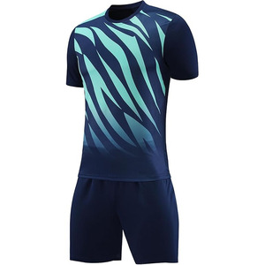 Camiseta de fútbol de Color sólido más vendida, uniforme de equipo de fútbol para hombres, uniformes de fútbol sublimados de secado rápido con logotipo personalizado - Product Image 2