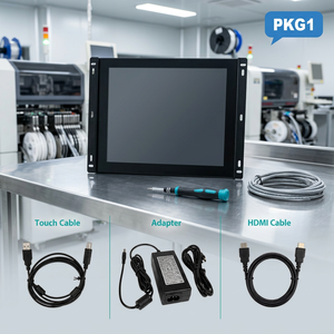 จอภาพสัมผัสคุณภาพสูงติดตั้งง่ายแบบ USB Plug and Play อัตราส่วน 4:3 พร้อมขายึดสำหรับติดตั้งบนแผง - Product Image 1
