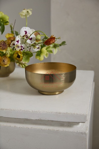 Vase en métal doré, vente chaude, décoration de luxe pour la maison, bol à fleurs - Product Image 4