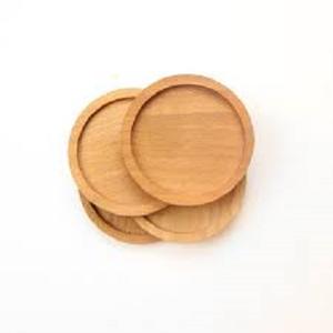 Sous-verres en bambou naturel faits à la main, durables, avec élégant sous-verre en résine effet rivière - Product Image 2