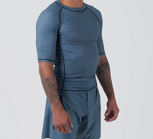 BJJ Rash Guard équipement classé pour la compétition et le grappling prix bon marché meilleure vente respirant OEM entretenu nouveauté 2025 - Product Image 3