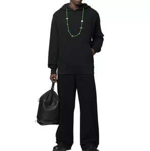 Sudaderas con Capucha para Hombre, 100% Algodón, Felpa, Estilo Casual de Invierno, Estilo Urbano, Corte Holgado, Ropa de Uso Diario - Product Image 3