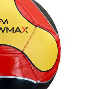 Flowmax Reforzado Resistente al Desgaste No. Balón de Fútbol Cosido a Máquina de PVC de 5 Paneles, Balón de Entrenamiento para Adultos y Jóvenes, Balón de Fútbol de 12 Paneles - Product Image 3
