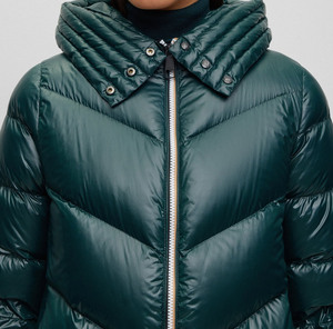Veste d'hiver chaude imperméable, coupe-vent et respirante pour femme, avec col et manches amovibles, qualité supérieure, en coton matelassé. - Product Image 5