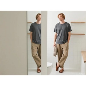 T-shirt à manches longues imprimé dans le dos Pull ample décontracté à col rond pour hommes Printemps et automne 60's Street-Style Tops - Product Image 6