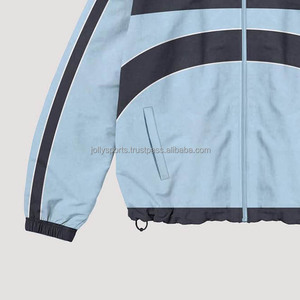 Nouvelle veste coupe-vent chaude avec fermeture éclair pour hommes, grande taille, ensemble fin pour l'hiver, ensemble coupe-vent tendance personnalisé au tarif de gros - Product Image 5