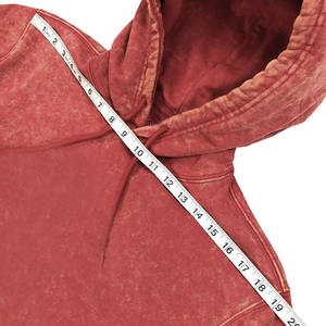 Vente en gros Sweats à capuche délavés à l'acide de qualité supérieure Respirant Coupe-vent Tie Dye Pigment Wash OEM Design Col à capuche pour la saison hivernale - Product Image 5