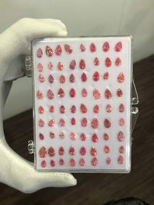 Diamants de laboratoire en vrac en forme de poire, clarté VVS VS, toutes couleurs, pierres brutes en stock - Product Image 2