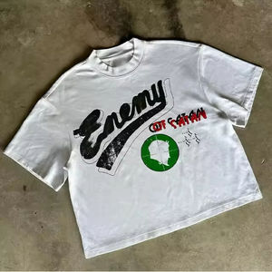 เสื้อยืดชกมวยผู้ชายคุณภาพสูง ออกแบบเองได้ ด้านหน้าสีพื้นเรียบ 100% ผ้าฝ้าย เป็นมิตรกับสิ่งแวดล้อม ระบายอากาศได้ดี ขายดีที่สุด - Product Image 5