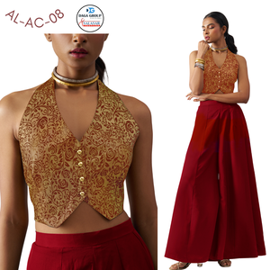Elegante Kurta/Traje de Poliéster Premium de Corte Entallado para Mujer, Estilo Indio y Pakistaní, Tendencia para Bodas y Fiestas - Product Image 6