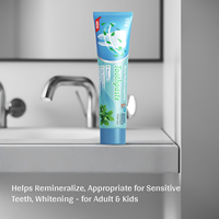 OEM/ODM Dentifrice sans fluorure Nano Hydroxyapatite pour adultes et enfants pour le blanchiment au prix de gros avec marque privée