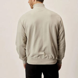 Vente en gros, survêtement vierge, tissu polaire, survêtement d'entraînement, vêtements de sport, survêtement à fermeture éclair pour hommes - Product Image 4