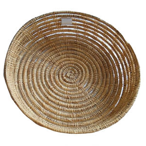 Traditional Handwoven Flower Basket Artisanal <b>Bamboo</b> Handicraft for Stylish Home Floral Decoration Made by Bangladesh. - Product Image 6