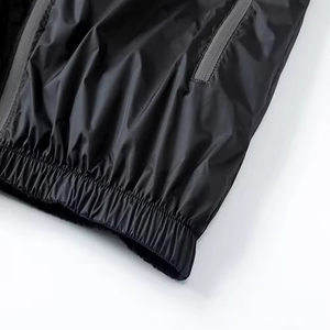 Veste de pluie imperméable de haute qualité pour hommes Coupe-vent Veste d'extérieur à capuche respirante Logo personnalisé Vente en gros d'usine OEM - Product Image 4