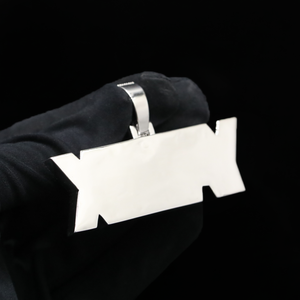 Pendentif chrétien en alliage serti de diamants sur mesure pour bijoux hip-hop - Product Image 3