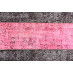 Moderno Rosa Negro 2,4X5,1 pies estilo Tabriz alfombra turca estilo Kilim para sala de estar adolescente lana poliéster Patchwork látex - Product Image 5