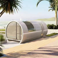 Maison mobile préfabriquée sans poutres en forme d'arche aux Philippines
