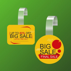 OEM ODM personnalisé PVC porte étiquette d'affichage personnalisé couleur/taille/forme ROHS certifié pour la promotion de la publicité de supermarché - Product Image 3