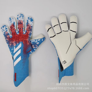 Gants de sport en cuir respirant de qualité professionnelle en gros pour les gardiens de but de football Conception de logo personnalisée - Product Image 2