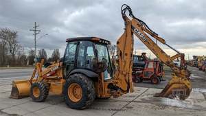 Used for 695 Super R Backhoe Loader Extension <b>Boom</b> 40 Ton Rated Load 75 KW Power Perkins Engine Parker Gearbox Bearing - Product Image 6