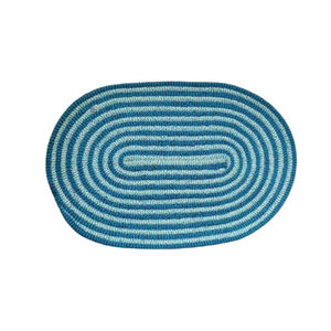 Alfombras de poliéster trenzadas a mano más vendidas, modernas, resistentes, antideslizantes, para exteriores, patrón hecho a mano Natural, marca India Sheeltex - Product Image 3