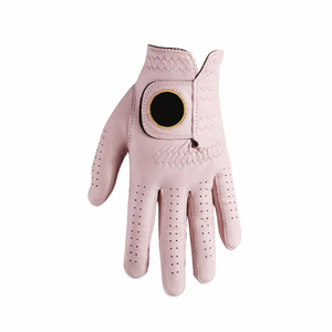 Guantes de Golf Unisex de Alta Calidad, de Piel de Oveja Cabretta, de Cinco Dedos, Antideslizantes, para Deportes - Product Image 4