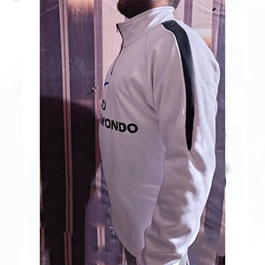 Veste légère de Taekwondo en coton et polyester respirant, uniforme d'arts martiaux pour l'entraînement et la compétition, maille 2 cm pour le karaté - Product Image 6