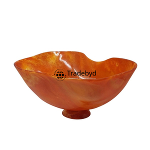 Artistic colorful Tradebyd resin bowl for <b>decoration</b> tables events gifting and stylish <b>spaces</b> - Product Image 2