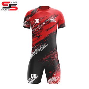 Hot <b>Sale</b> Lightweight Moisture Quick Dry Sport Training Kit Soccer Jersey Set Football Soccer Wear - Product Image 3