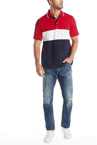 Camisas de Lona Sólida para Hombre, de Manga Corta para Verano, con Impresión de Logotipo Personalizado, 100% Algodón - Product Image 2