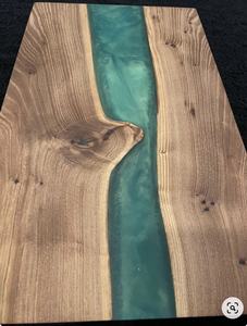 Nouveau concepteur de résine avec bois cuisine la plus chaude planche à découper moderne bois et résine dernière planche à fromage multifonctionnelle - Product Image 4