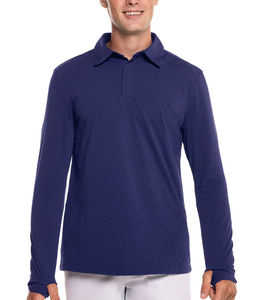 Polo para Hombre de Color Sólido, Camisa para Hombre, Tejido de Punto, Diseño Comprimido, Cómodo y Transpirable - Product Image 4