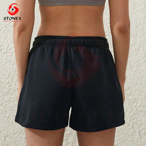 Shorts de sport de haute qualité pour femmes vêtements de sport en gros avec logo taille haute coupe ample Shorts de sport pour les femmes - Product Image 2