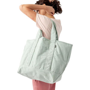 Bolsa de Compras de Lona de Algodón 100% Personalizada, Reutilizable, con Diseño Moderno y Cierre Abierto, 2026 - Product Image 1