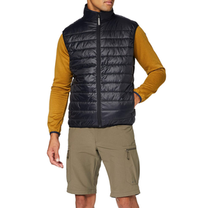 Chaqueta acolchada de invierno informal sólida de lona con cuello mandarín Unisex con relleno de algodón blanco ultraligero - Product Image 6