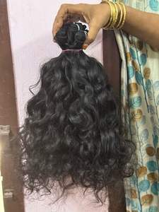 100% non transformés temple indien brut donneur unique 100% cuticules naturelles entièrement alignées longues extensions de cheveux humains - Product Image 4